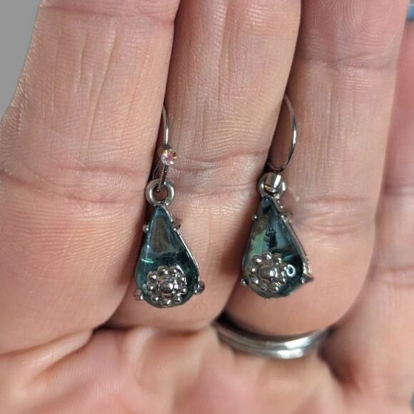 Y2K Avon NEW Crystalline Y-Drop Necklace & Earrings Set ~ Aurora Borealis - Picture 5 of 8